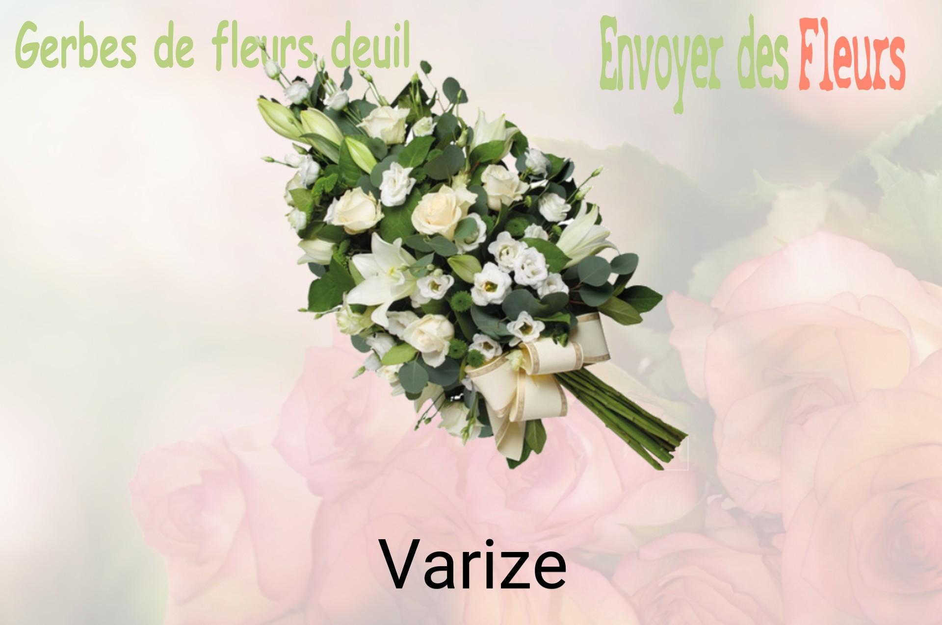 Gerbe de fleurs de deuil livrée à Varize